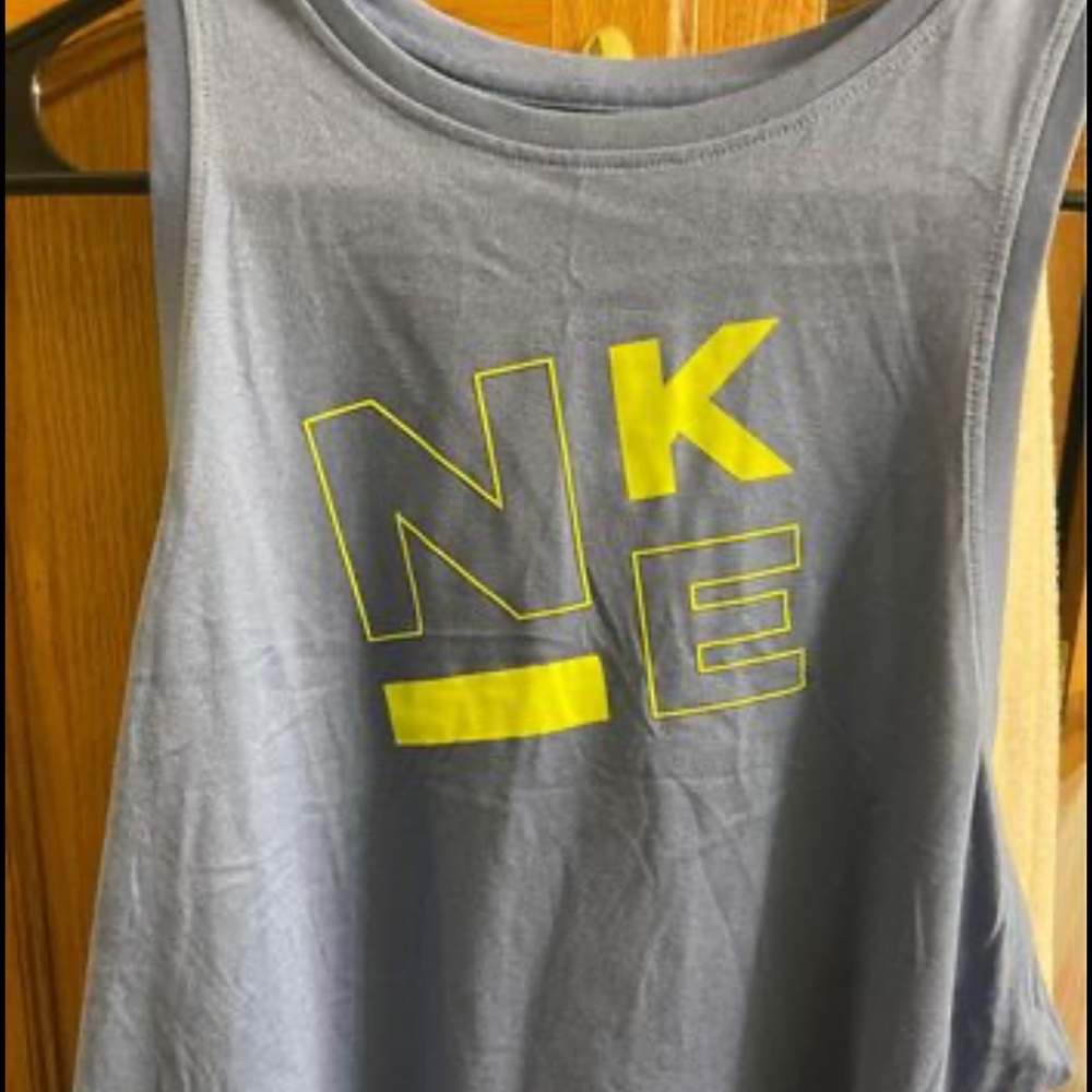 Nike Loose-Fit Blue Tanktop - Large